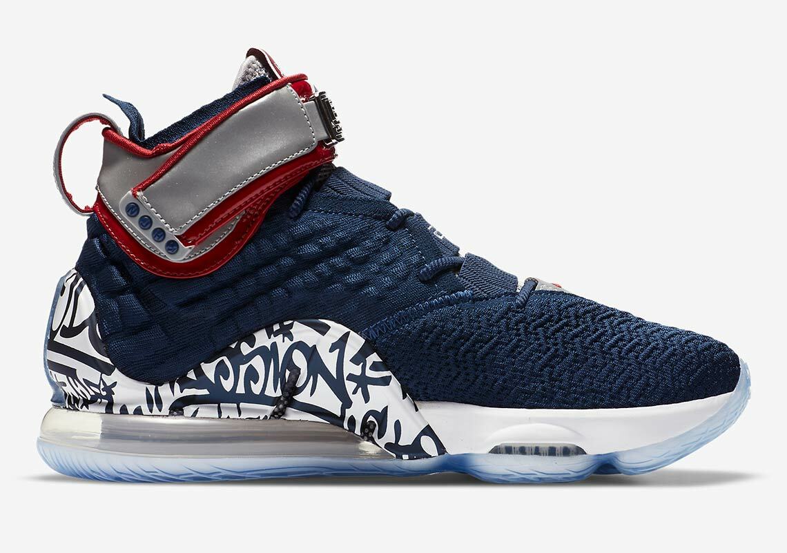 lebron 17 blue graffiti