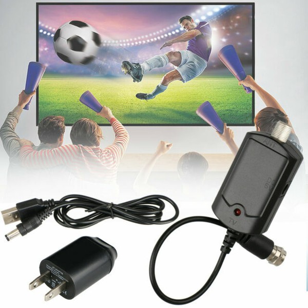 Nippon America 36dB Cable Antenna TV Signal Booster and Amplifier for