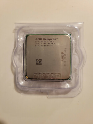 AMD OEM Sempron 2800+ 1600MHz 256KB Cache Socket 754 CPU SDA2800AI03BA