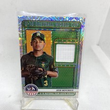 2023 PANINI USA BASEBALL STARS & STRIPES Fireworks Patch JOSH NOVEMBER U18-JN