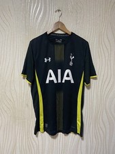 TOTTENHAM HOTSPUR 2014 2015 AWAY FOOTBALL SHIRT SOCCER JERSEY UNDER ARMOUR sz L