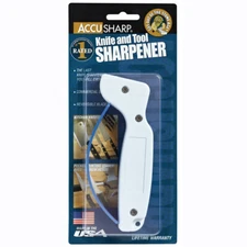AccuSharp Original Knife Sharpener Tungsten Carbide Blades 001C - White