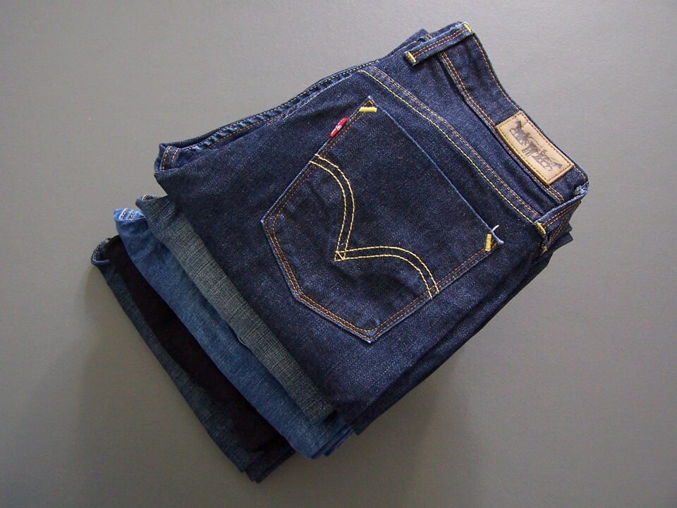 Pantalones de vintage para mujer Levis 627 de calce recto elásticos p28 - w40 in Denim | eBay