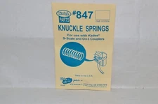 S On3 scale Kadee magne-matic operating knuckle coupler CENTERING SPRINGS #847