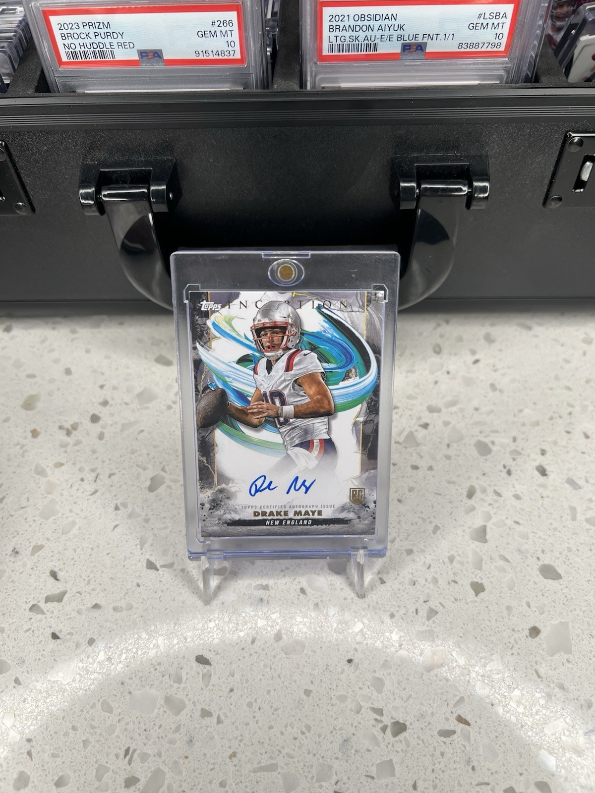 2024 Topps Inception - Rookie Autographs Drake Maye #RA-DM (AU, RC)