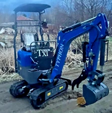 TERROR XI Mini Excavator – 1.1 Ton Crawler Digger w 13.5HP B&S Gasoline Engine