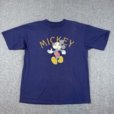 Vintage Mickey Unlimited Shirt Mens XL Disney Embroidered Mickey Mouse 90s