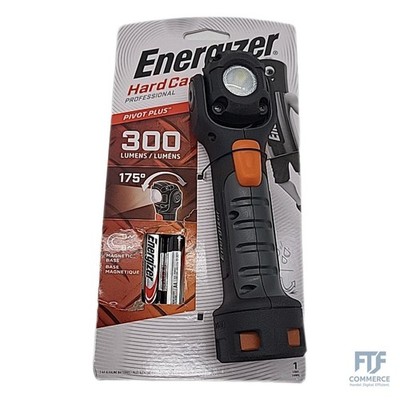 Energizer LED Taschenlampe, Hardcase Pivot, Extrem Hell für Haushalt, Outdoor un