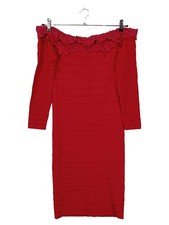 LIPSY LONDON Cocktailkleid Damen 40/L Rot Elegant Party Spitze Struktur