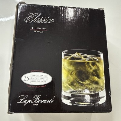 New Luigi Bormioli Classico Double Old-Fashioned Glasses - Set of 4 A020526