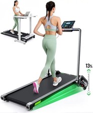 Akluer H1-B Under Desk Treadmill 13%Auto Incline,2.5HP Motor,0.6–7.5MPH,330lbs