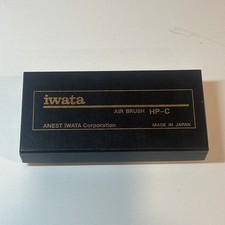 Vintage Iwata Airbrush Model HP-C with Box  Insructions Japan 1983 New Orig Box