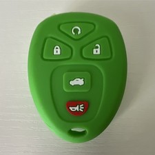 Green Silicone Protective Car Key Fob Transmitter Remote Control Cover Case