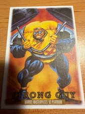 SKYBOX 2024 MARVEL MASTERPIECES 92 PLATINUM STRONG GUY CANVAS CARD #85