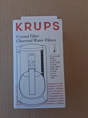 Krups Charcoal Filters, Set of 2 For use with Crystal, Time & Prestige