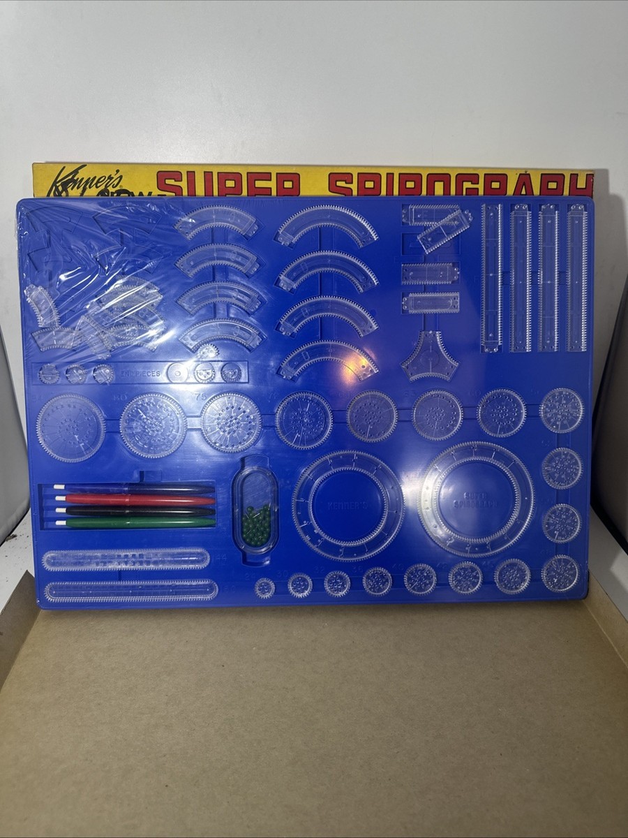 Vintage 1969 Kenner Super Spirograph 2400 Drawing Game Gm2 for