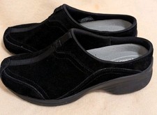 Easy Spirit Explore 24 Shauna Clogs Womens US 8 Black Comfort Slip On B106