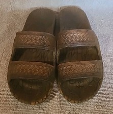 Pali Hawaii Jandal Women's Size 7- Brown Comfort Slide Sandal
