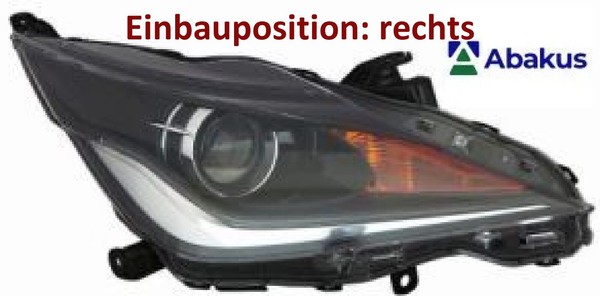 Abakus 212-111HR-LDEM2 Hauptscheinwerfer Rechts Scheinwerfer FüR Toyota-image