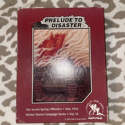 1991. Clash Of arms Games.  Prelude To Disaster. May 1942. Punched. VGC.