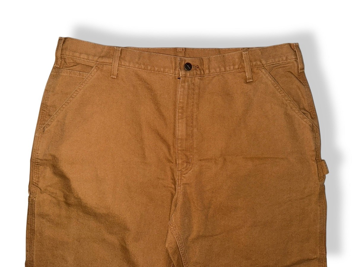 CARHARTT Original Dungaree Fit Pants B11 Brown Duck Canvas size 42
