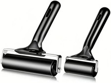 2 Pack Brayer Roller Professional Rubber rolles Handle Comfortable for...