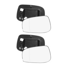 2 Set of - Mirror Glass Heated with Backing Plate Driver Side for Volvo for S...
