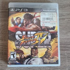 Super Street Fighter IV (Sony PlayStation 3, 2010) Fighting Video Game Tested