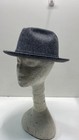 Sombreros Medina Men's Hat Gray Solid Gabardina Fedora Hat 57 — photo 4