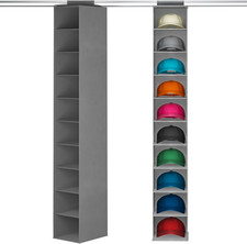 Lifewit Hat Organizer for Baseball Caps, Hat Rack Hanging Storage, Non-Woven Fab