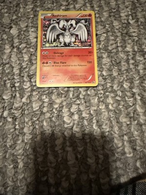 Pokémon TCG Reshiram Legendary Treasures Holo Rare Card 28/113