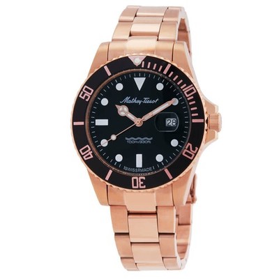 Mathey-Tissot H9010PRN Mathy Vintage Quartz 42mm Black Dial 42 mm Men's Watch