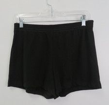 Girls Wonder Nation Play Shorts Black Soot Size L 10-12