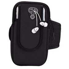 Phone Holder for Running Armband Cell Phone Holder for iPhone 01-Arm Bag Black