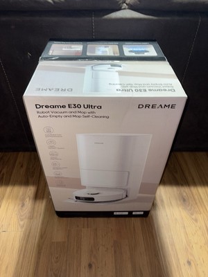 Dreame E30 Ultra Robot Vacuum and Mop White: