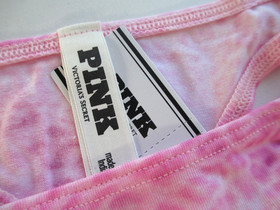 VICTORIA'S SECRET PINK Cotton High Leg Thong Panty S M L XL Leopard NWT Logo VS