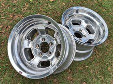 Vintage Pair 2 15x10 Real Edelbrock 426 By Ultra Wheel 5x4.5 Ford 9 Hot Rod