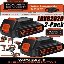 PACK 20V Lithium-ion 1.5Ah/3.6Ah Battery for BLACK DECKER 20 Volt LBXR20 LB20