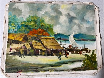 Ludwig Original Oil Painting on Canvas signed By Artist 9  X 12 