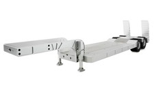 AMEWI 22731 TIEFLADER-SATTELAUFLIEGER MIT DOPPELACHSE AUS ALUMINIUM 15KG TRAGAST