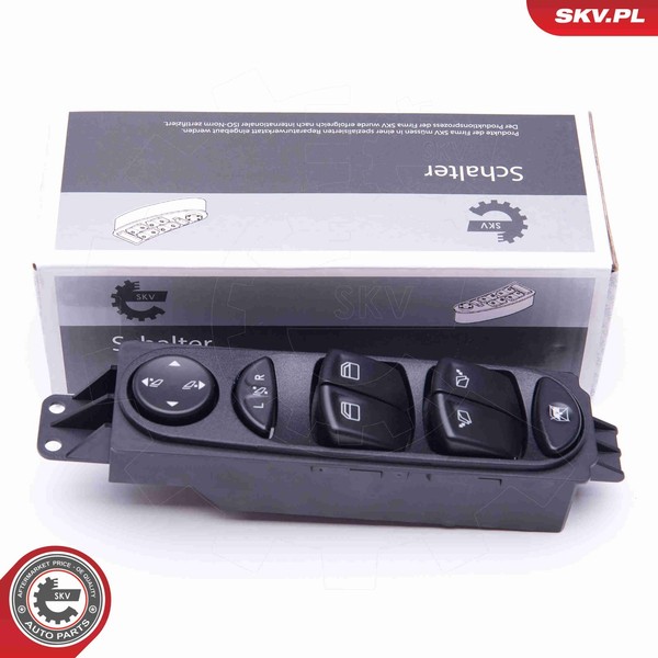 Schalter Fensterheber Esen SKV 37SKV063 12V FüR Mercedes Vito Bus W639 Mixto 109-image