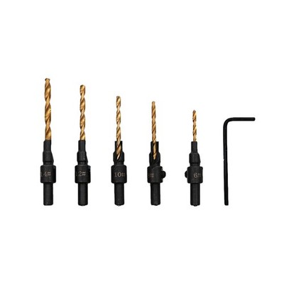 5 Pcs Bohrer-bit-satz Bohrfräser Für Holz Holzbearbeitungsbohrer