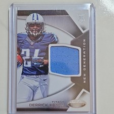 Panini 2016 Certified Football Derrick Henry Titans Rookie Memorabilia Card #12. rookie card picture