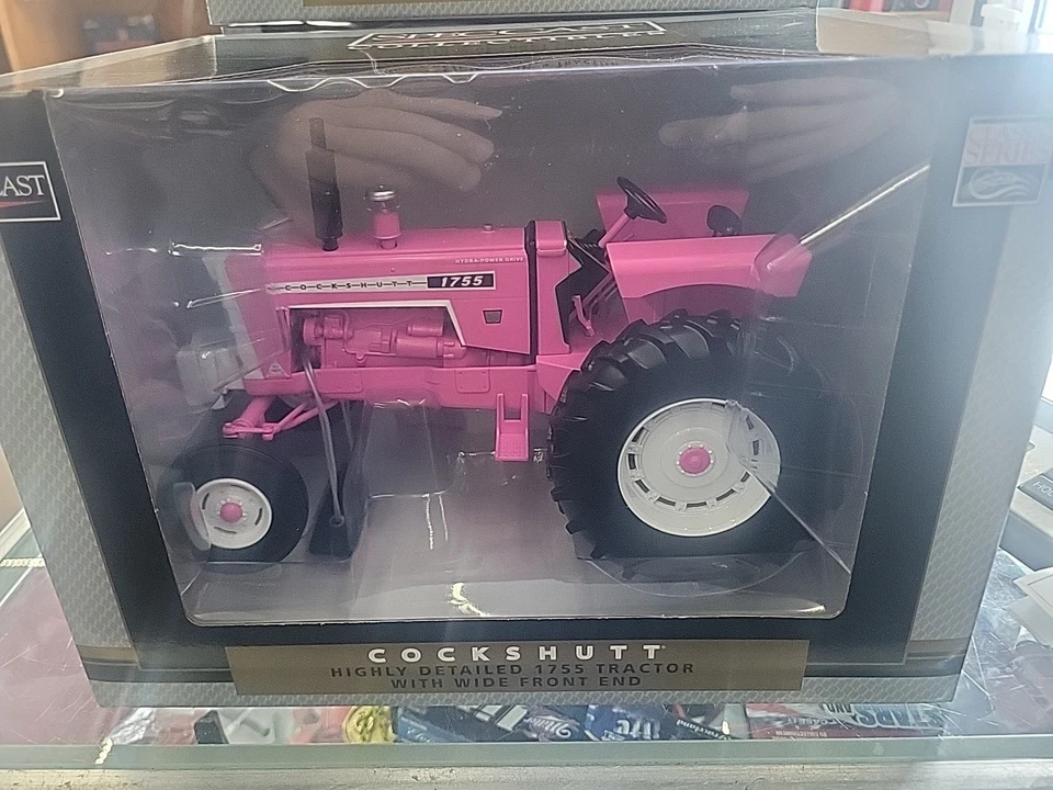 Spec Cast 1/16 Pink Cockshutt 1755 Open Station Tractor with Wide Front SCT980 - Image 2 of 4
