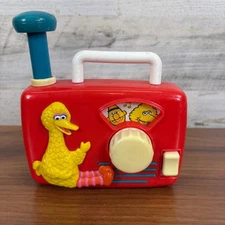 Sesame Street 1991 Musical Toy Radio Vintage TYCO Jim Henson Wind Up Works