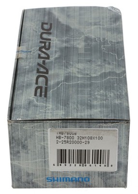 Shimano Dura-Ace HB 7800 Hubset Road 32h 100/130mm QR 10/9/8 Speed