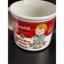 Vintage Campbell's Soup Kids M'm! M'm! Good! Ceramic Coffee Mug Cup Set of 4