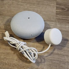 Google H0A Nest Home Mini Smart Voice Assistant White Orange with Power Cable