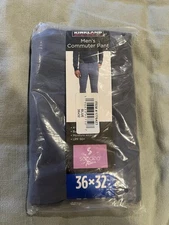 Brand New Kirkland Men’s Commuter Pant - Blue - Size  36X32