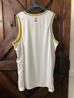 Nike NBA Los Angeles Lakers Classic Edition Jersey Size 52 White/Blue/Yellow — photo 2